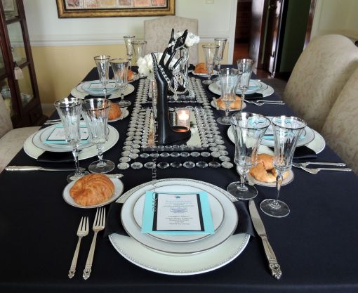 Tablescapes at Table Twenty-One - Breakfast at Tiffany's